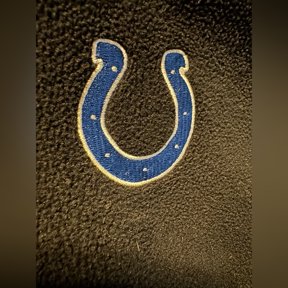 Indianapolis Colts Quarter-Zip Fleece Top Size 5/6 Kids - Picture 2 of 6